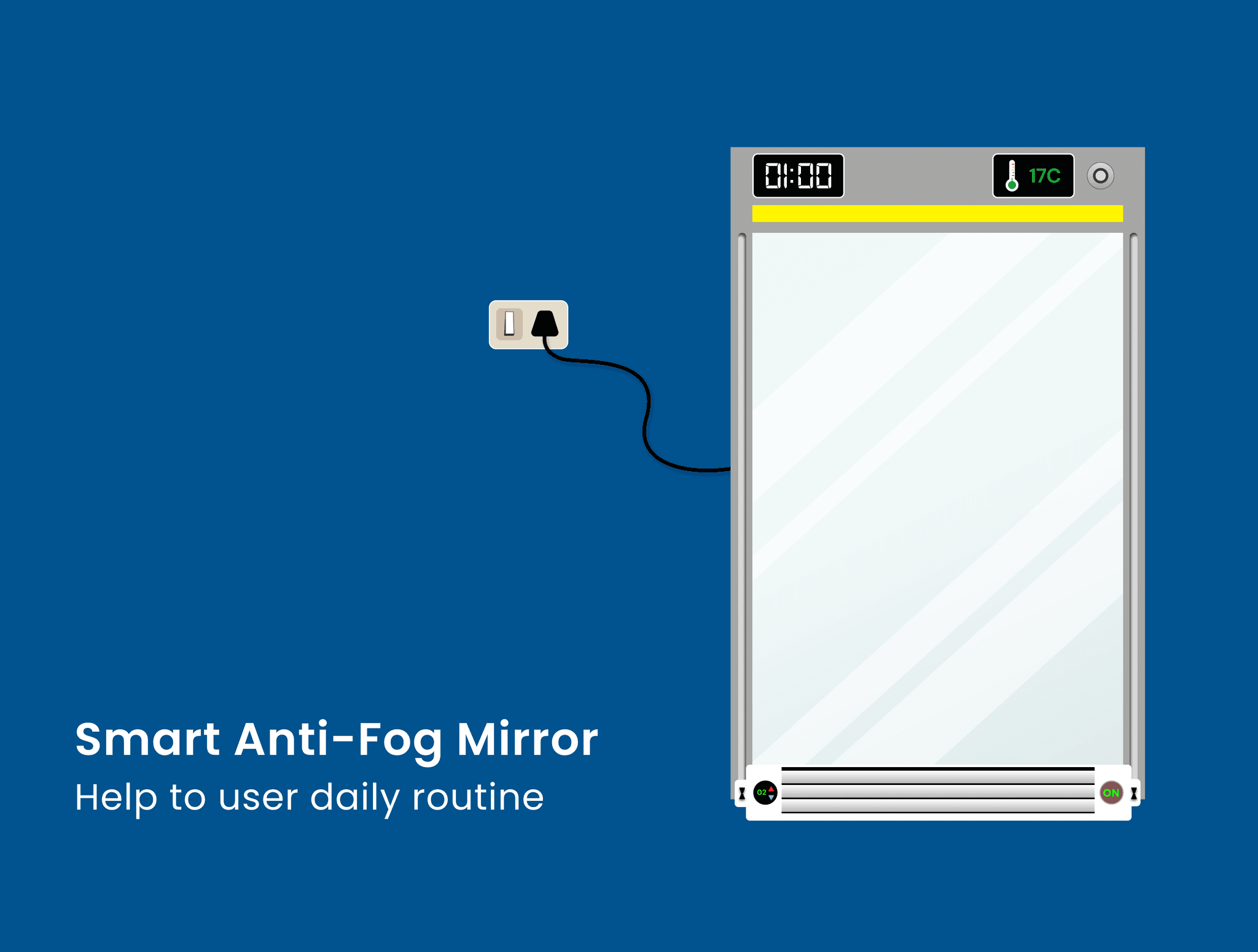 Smart Anti-Fog Mirror