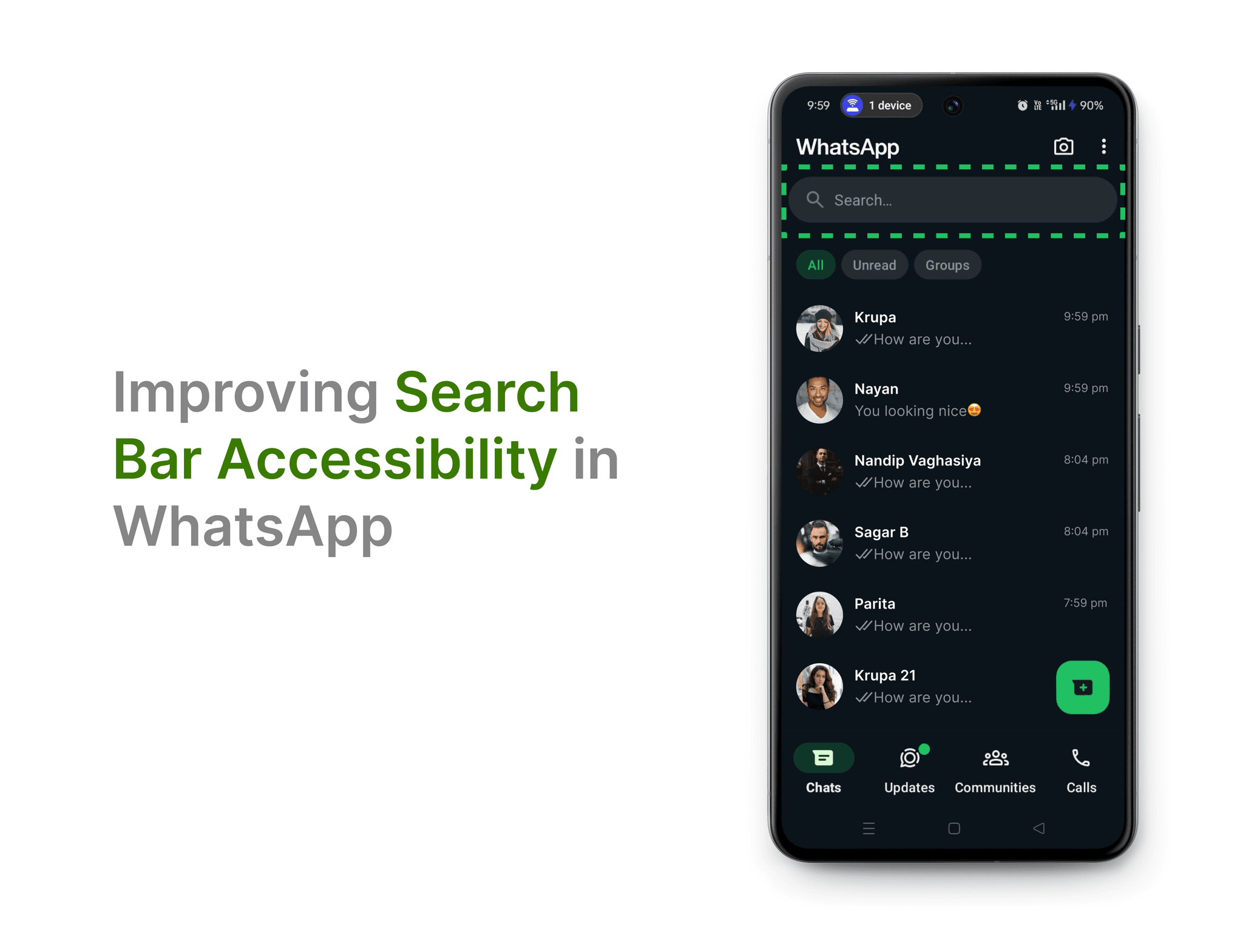 Search Bar Accessibility