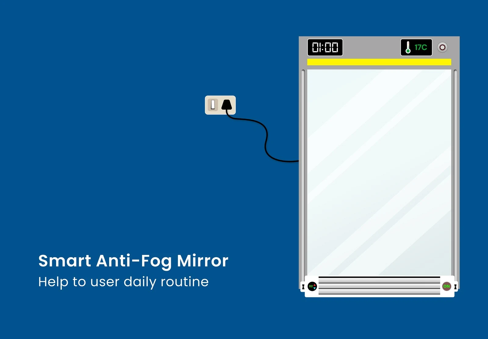 The final version of the Smart Anti-Fog Mirror
